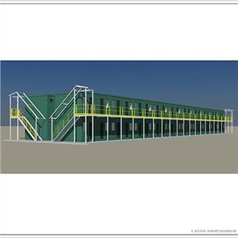 숙박 시설 건물 분리 가능한 컨테이너 주택